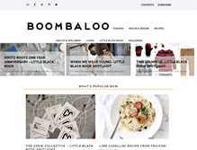 Tablet Screenshot of boombaloo.com